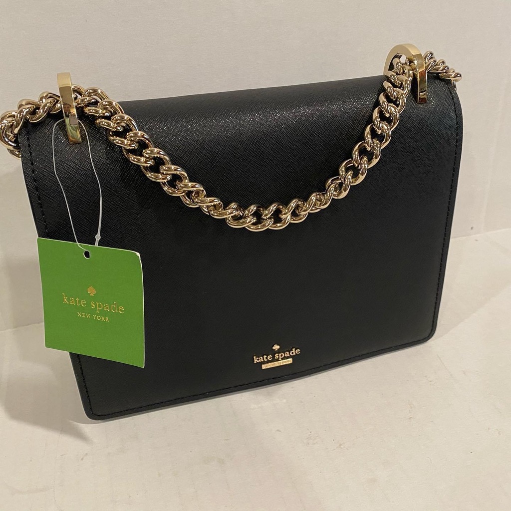 Kate Spade Cameron Street Marci Shoulder Bag Black Retail $340